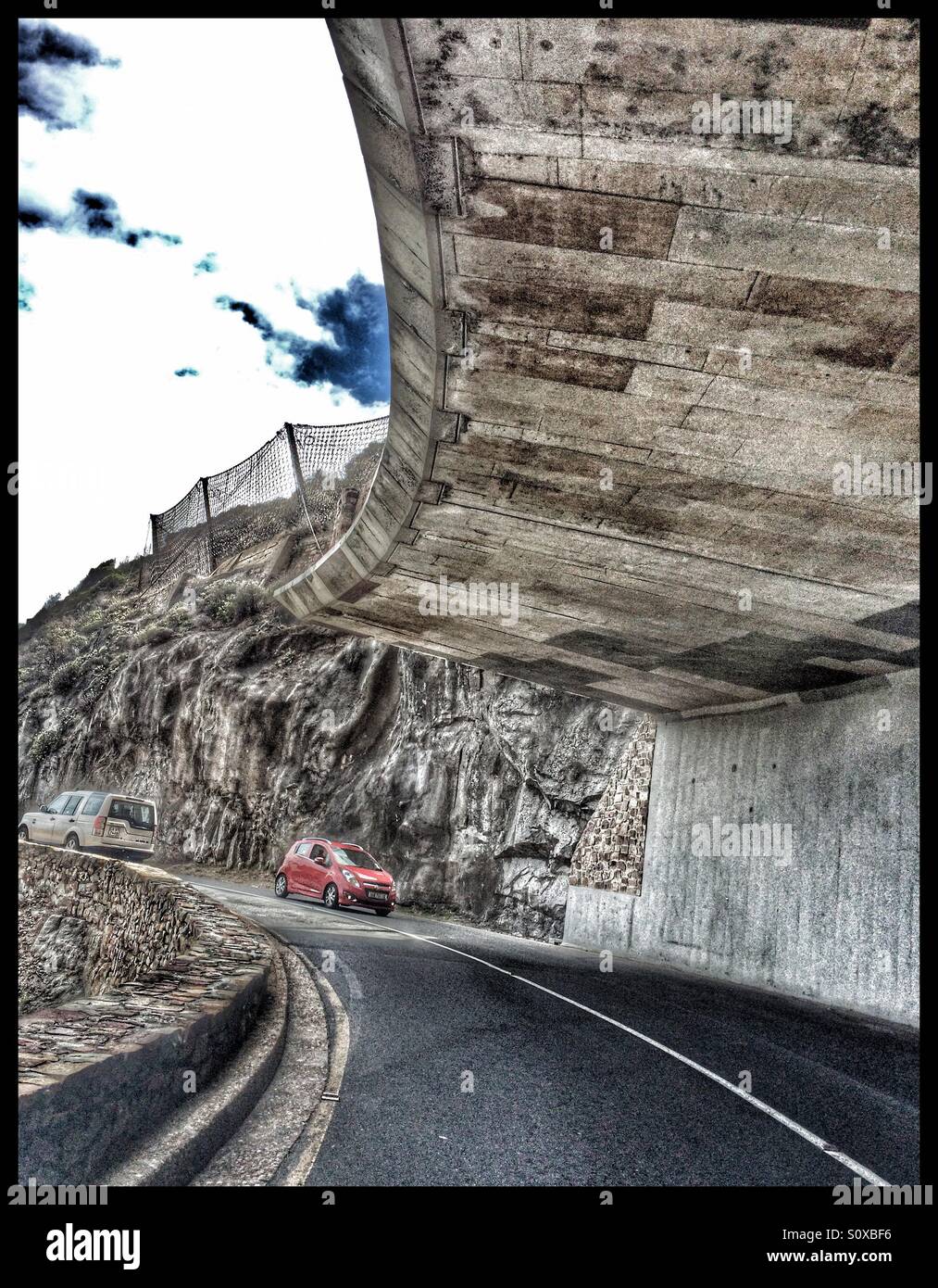 Chapmans Peak Drive, Cape Town, Südafrika. Stockfoto