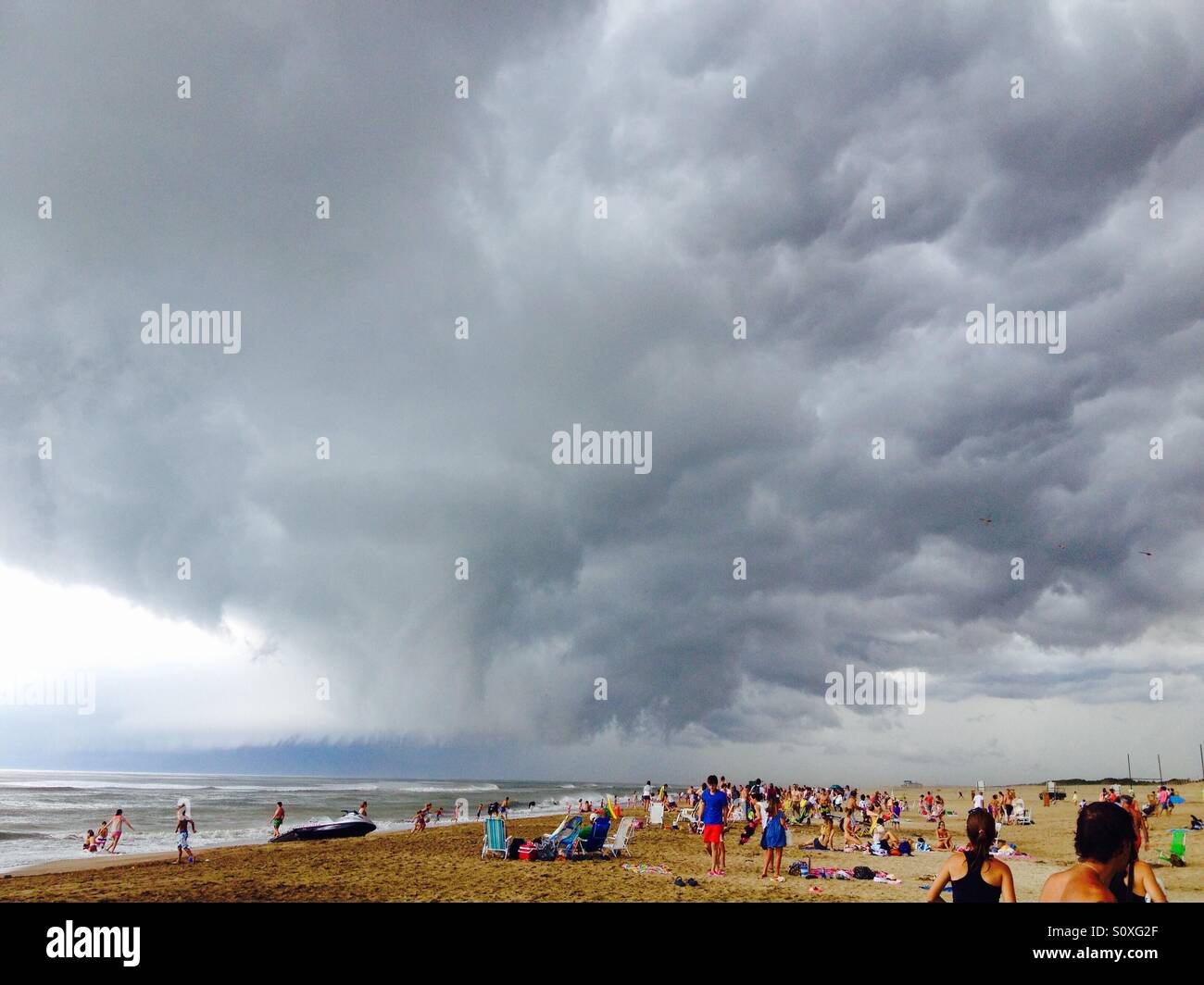 Großer Sturm voraus Stockfoto