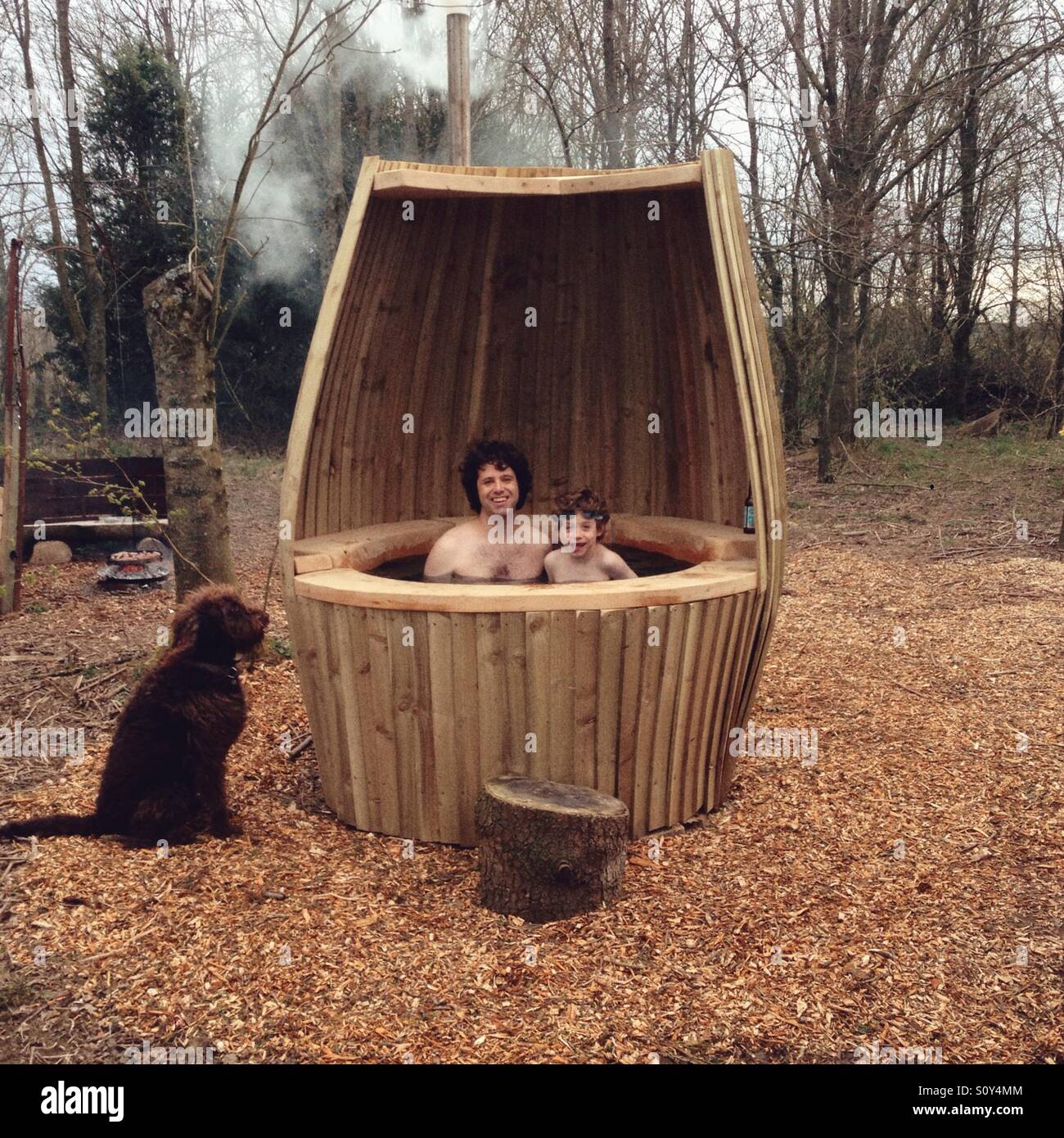 Outdoor Hot Tub Stockfotos Outdoor Hot Tub Bilder Alamy