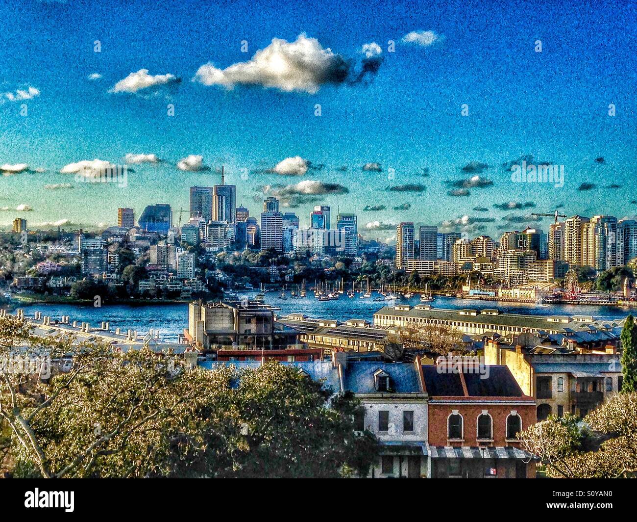 Panorama von Sydney, Australien Stockfoto