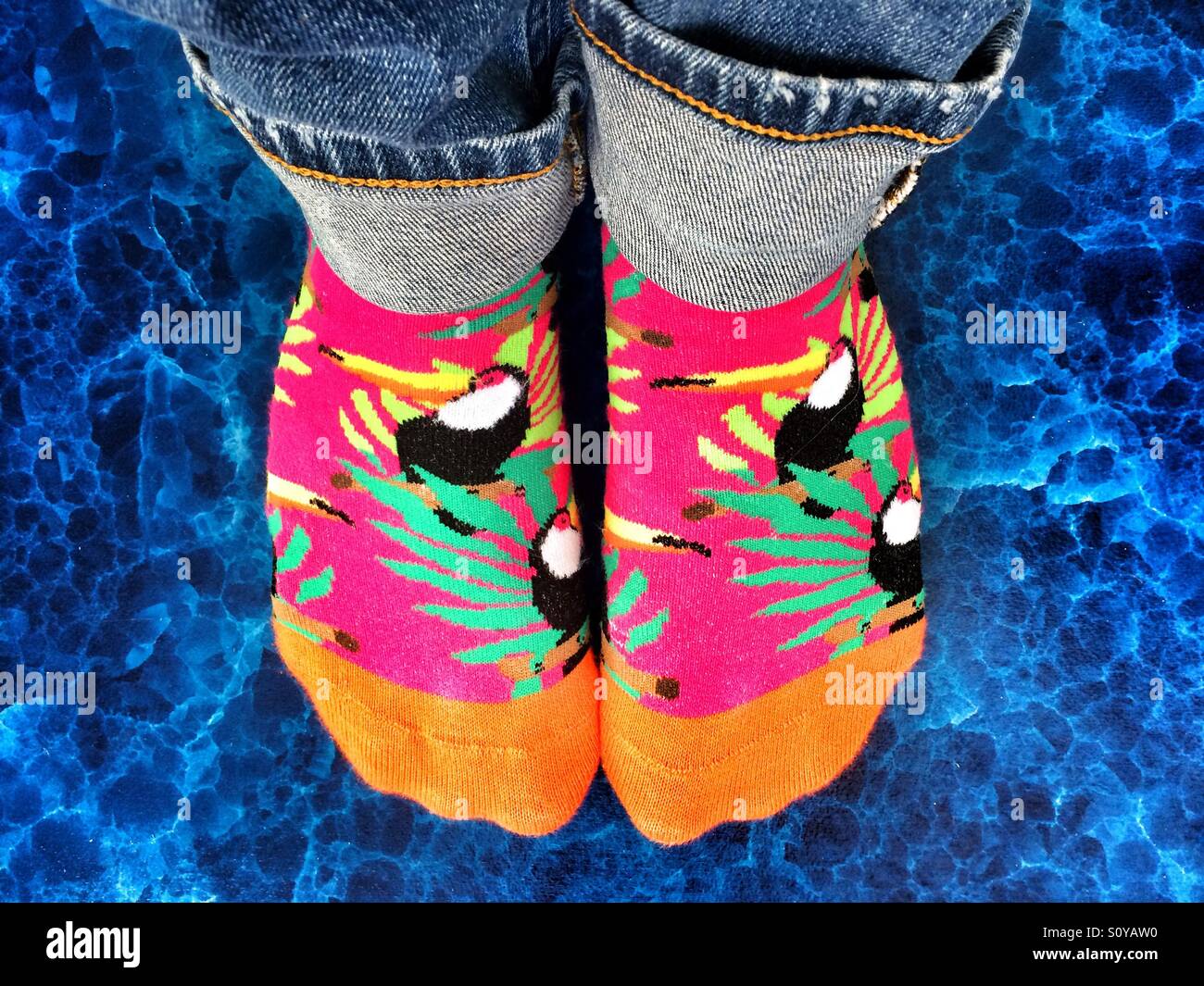 Schicke Socken Stockfoto