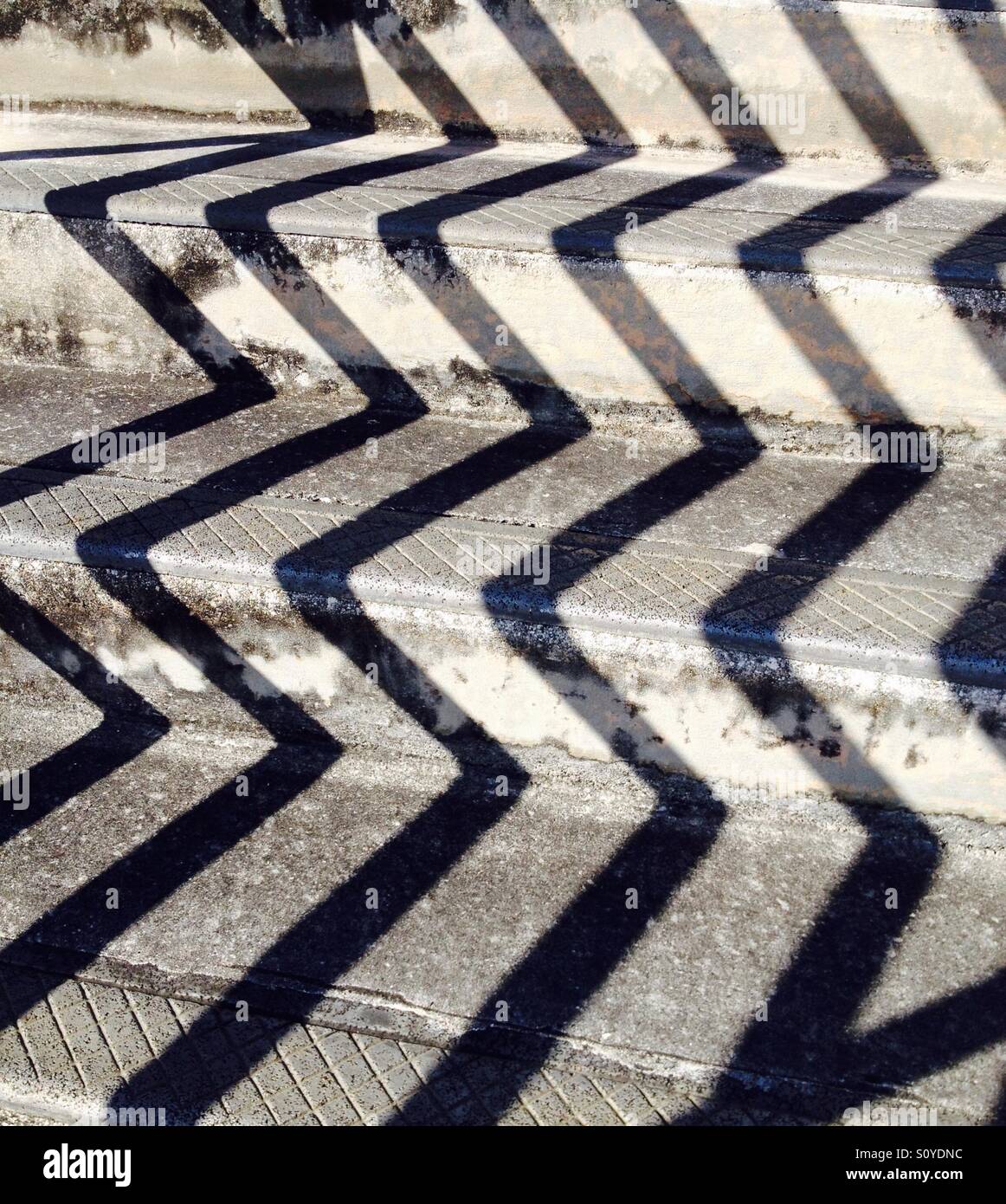 Treppe-Schatten Stockfoto