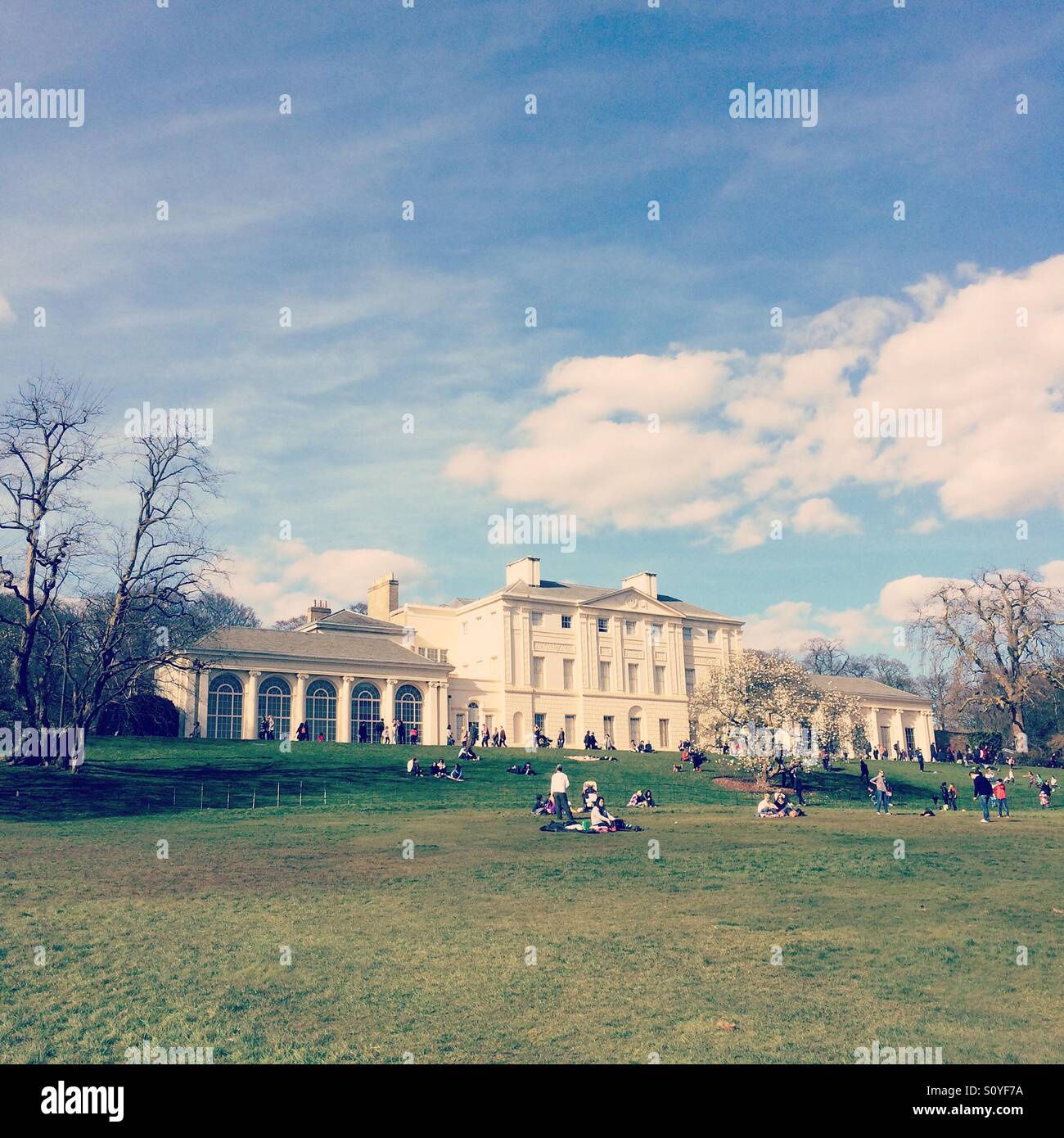 Kenwood House in London, Vereinigtes Königreich - Smartphone-aufgenommenes Stockfoto