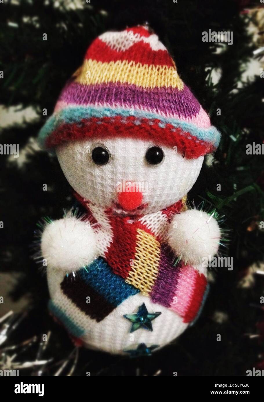 Weihnachtsbaum ornament Stockfoto