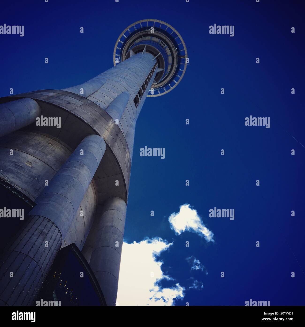 Auckland Sky tower Stockfoto