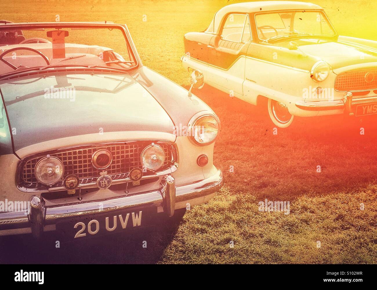 Zwei kosmopolitischen Nash Autos Stockfoto