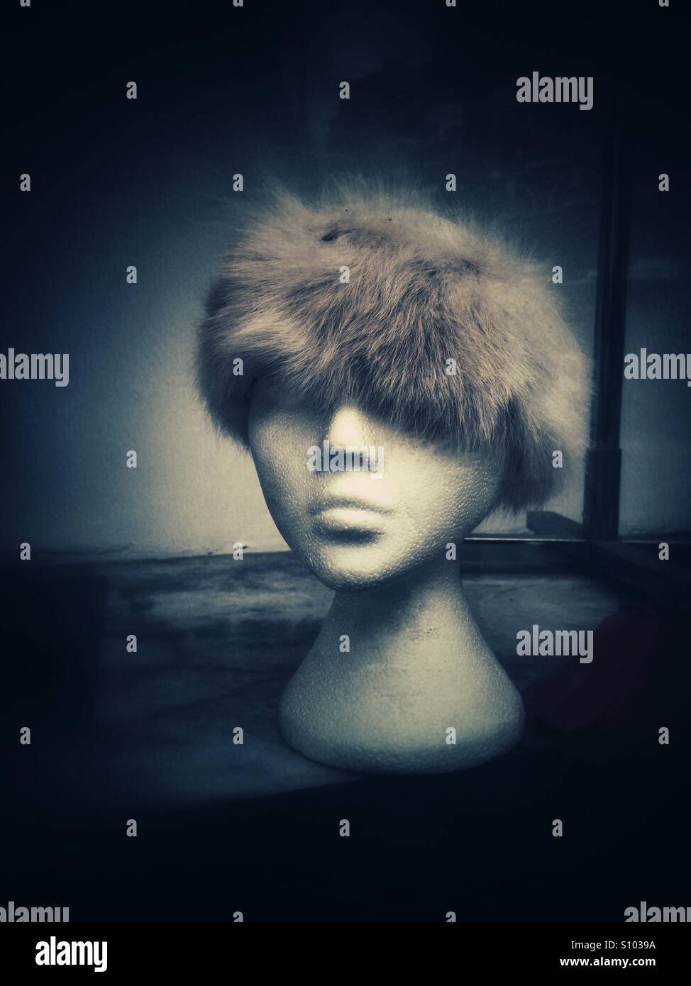 Pelzmütze Stockfoto