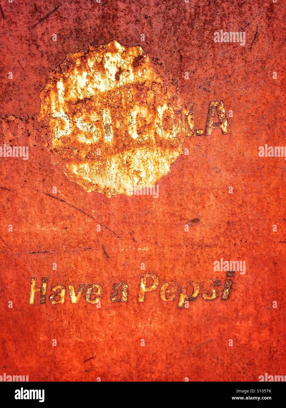 Haben Sie eine Pepsi - Smartphone-aufgenommenes Stockfoto