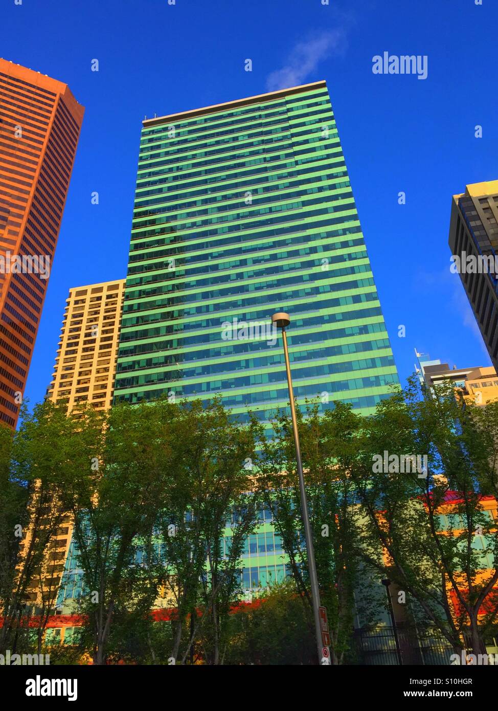 Die Innenstadt von Calgary Stockfoto
