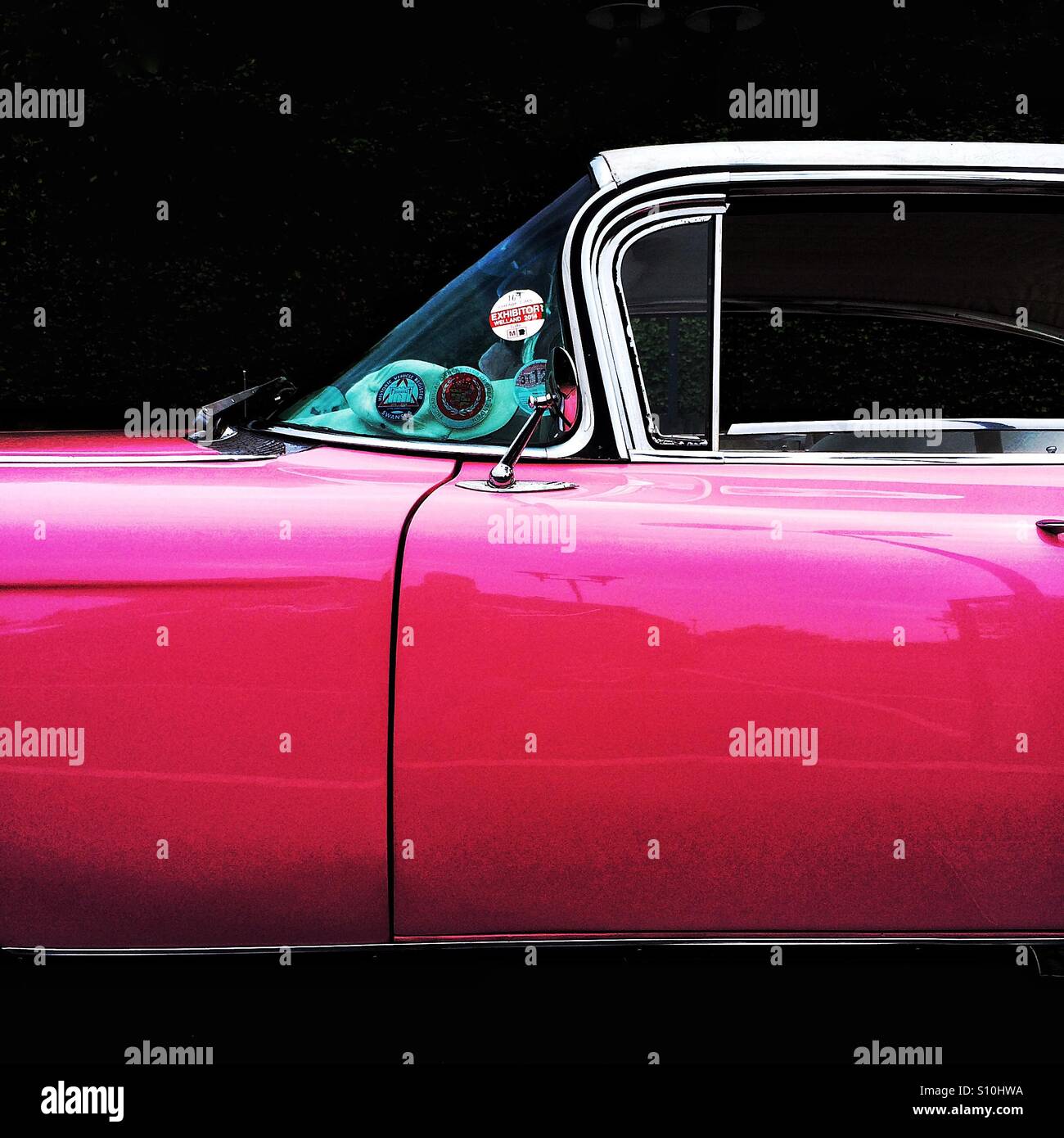 Pink Cadillac Stockfoto