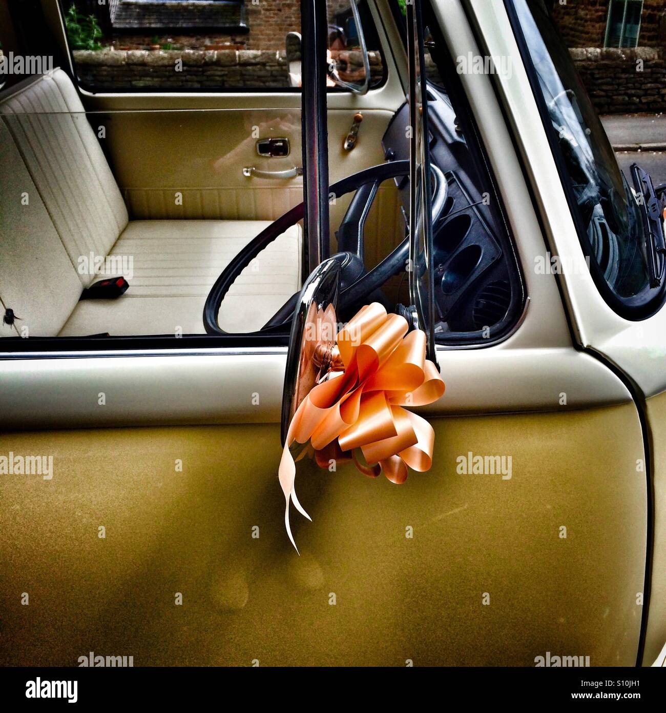 Hochzeit-Wohnmobil Stockfoto