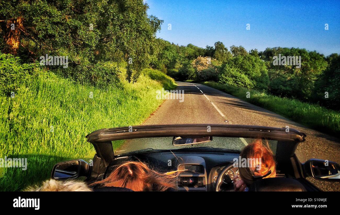Offene Straße Stockfoto