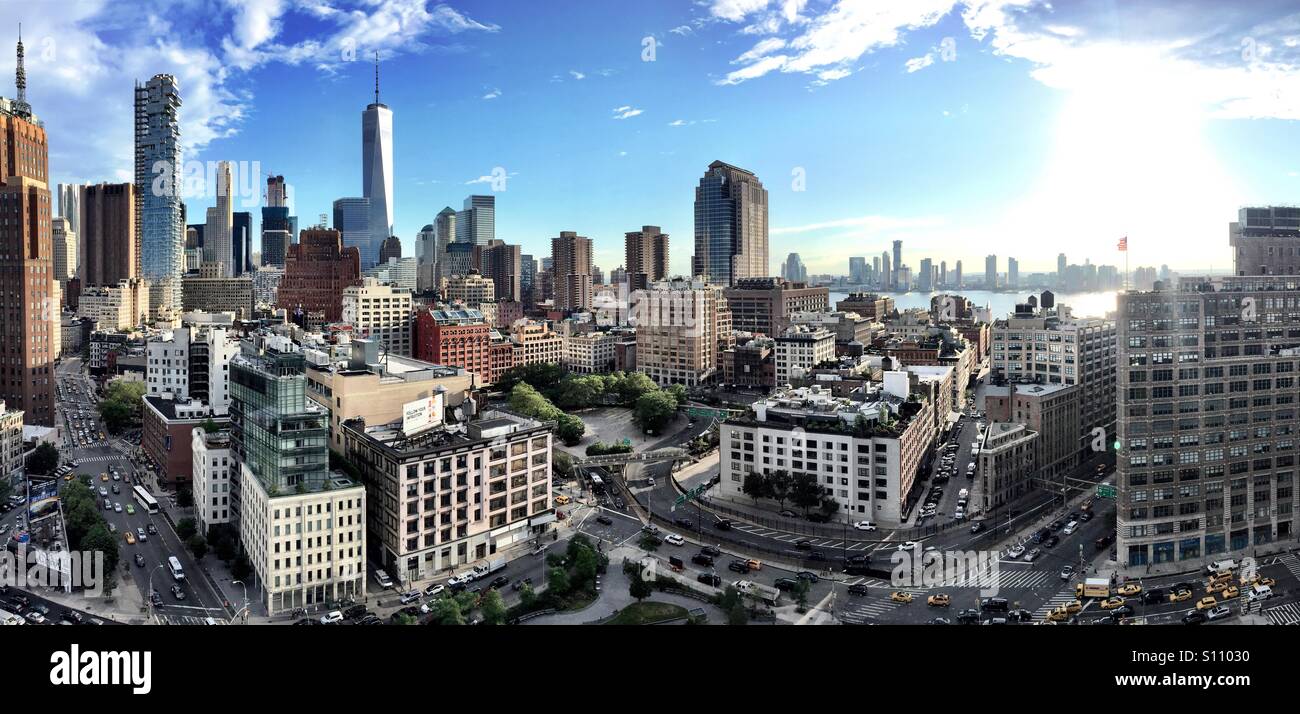 Skyline von NYC Stockfoto