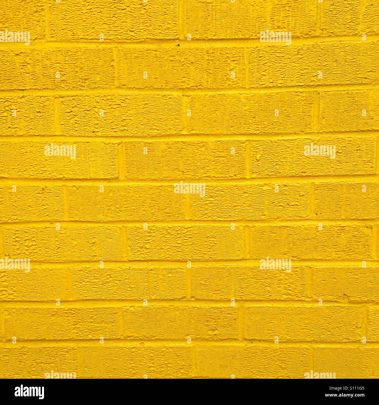 Gelbe Wand Stockfoto