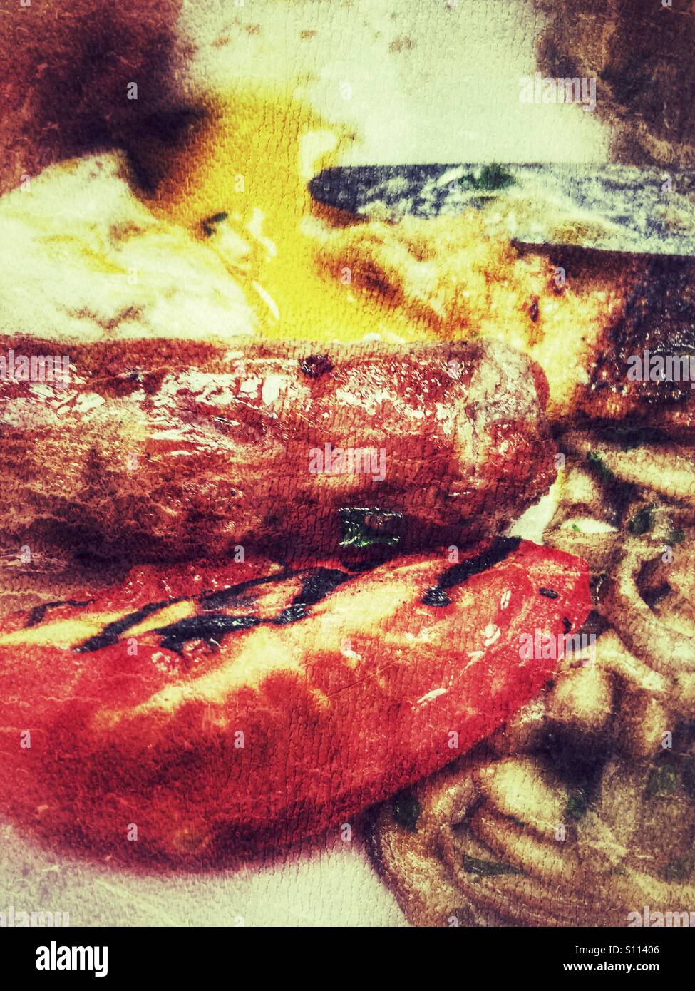 Warmes Frühstück Stockfoto