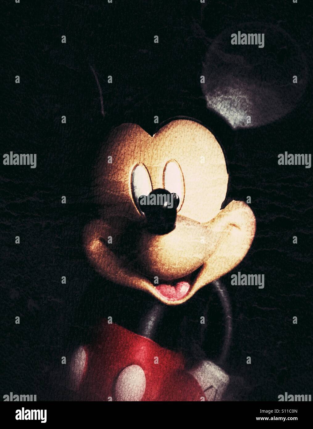 Eine antike Porträt von Disneys Mickey Mouse. Stockfoto