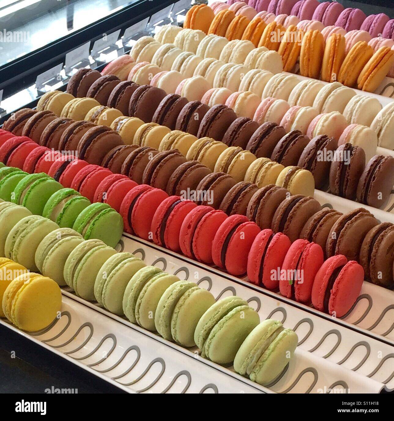 Macarons Stockfoto