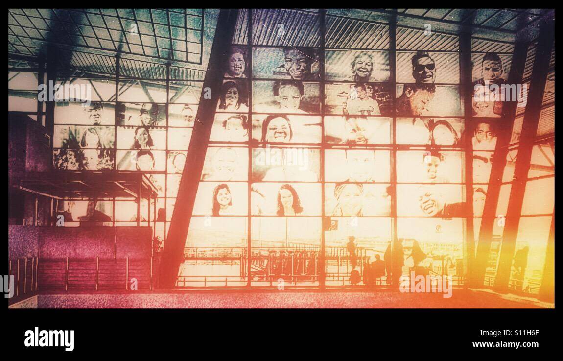 King Shaka International Airport, Durban, Südafrika - Smartphone-aufgenommenes Stockfoto