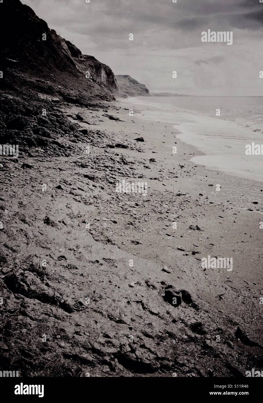 Felsenküste Dorset England UK - Smartphone-aufgenommenes Stockfoto