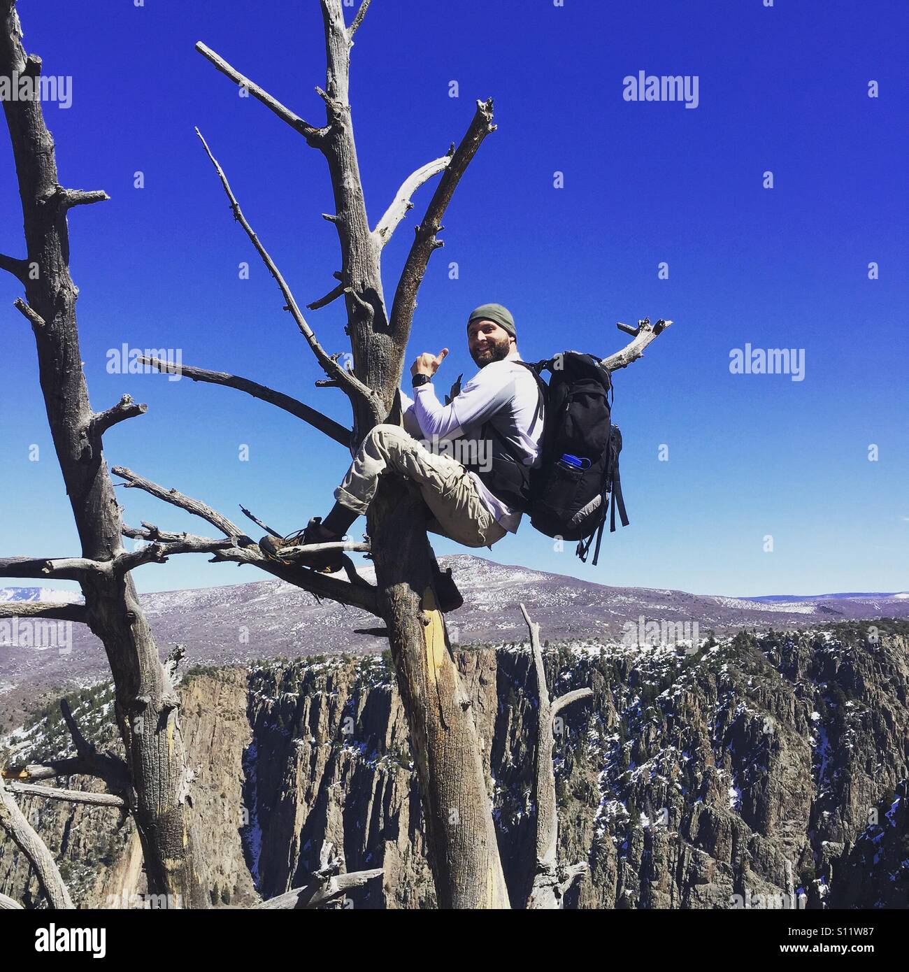 Black Canyon Gunnison-Nationalpark, Colorado Stockfoto