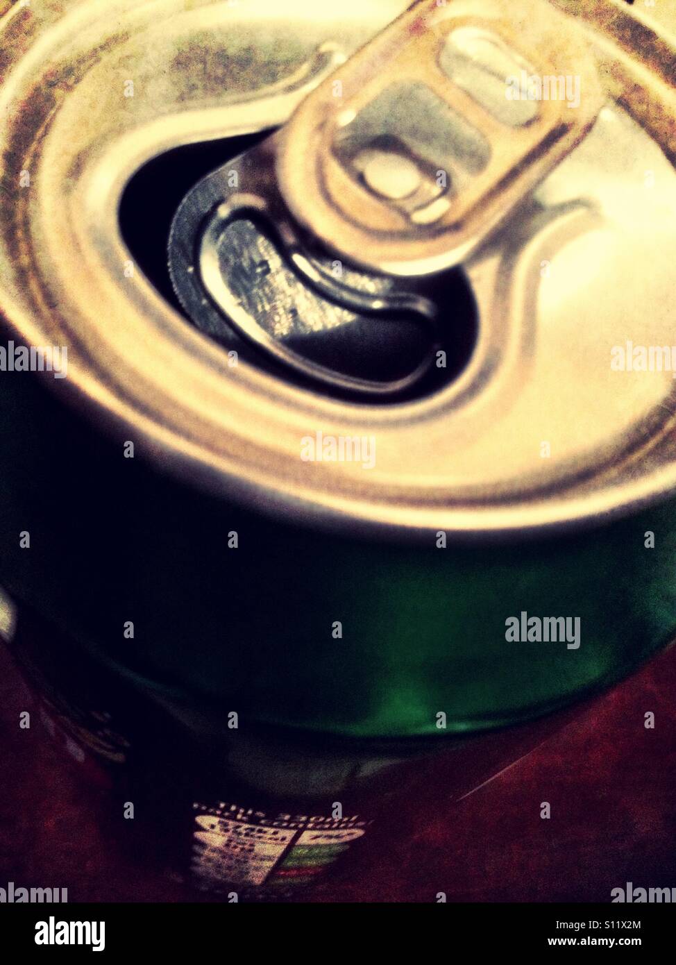 Oben ein Soda kann. - Smartphone-aufgenommenes Stockfoto