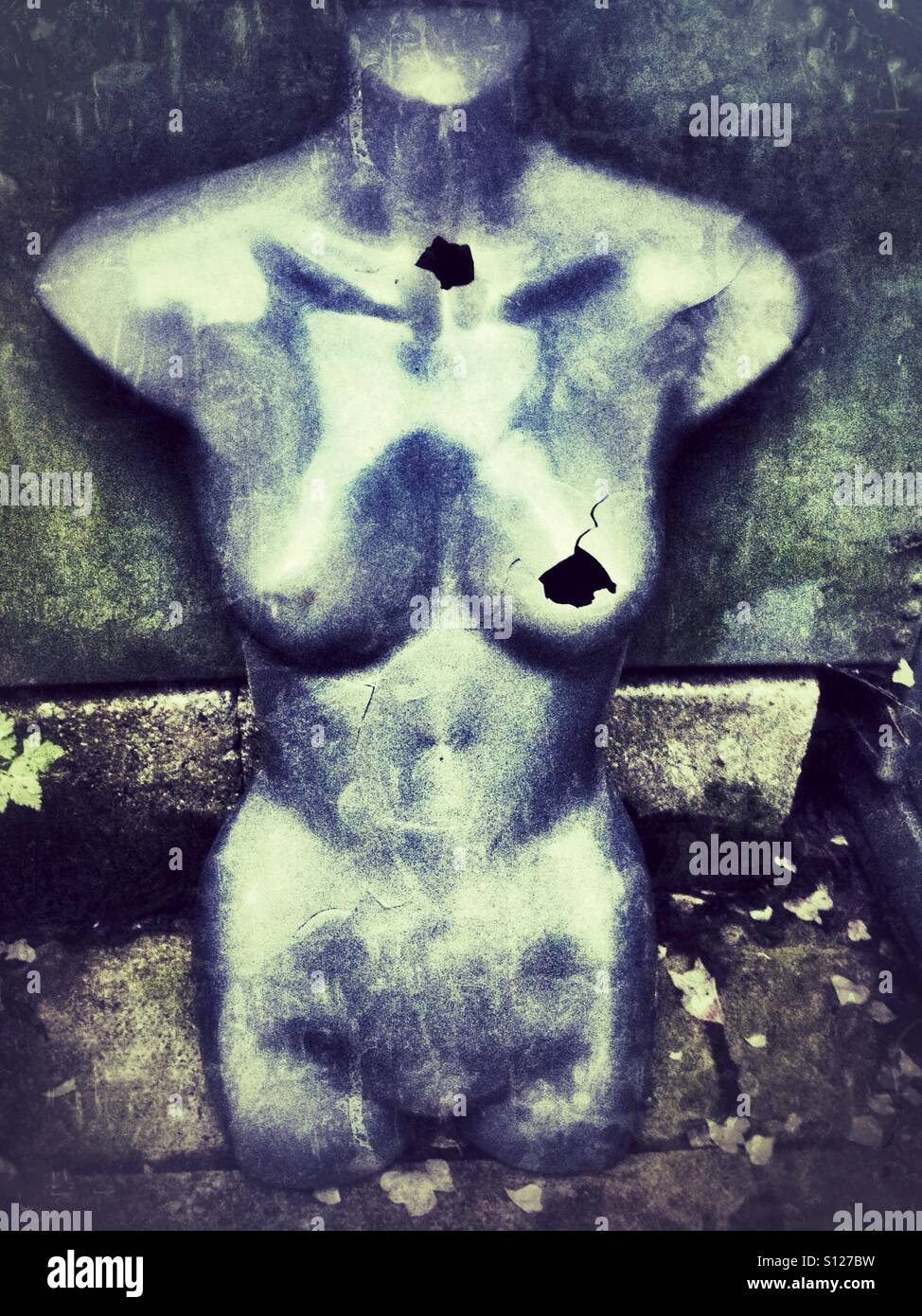 Weibliche Taylor's dummy - Smartphone-aufgenommenes Stockfoto