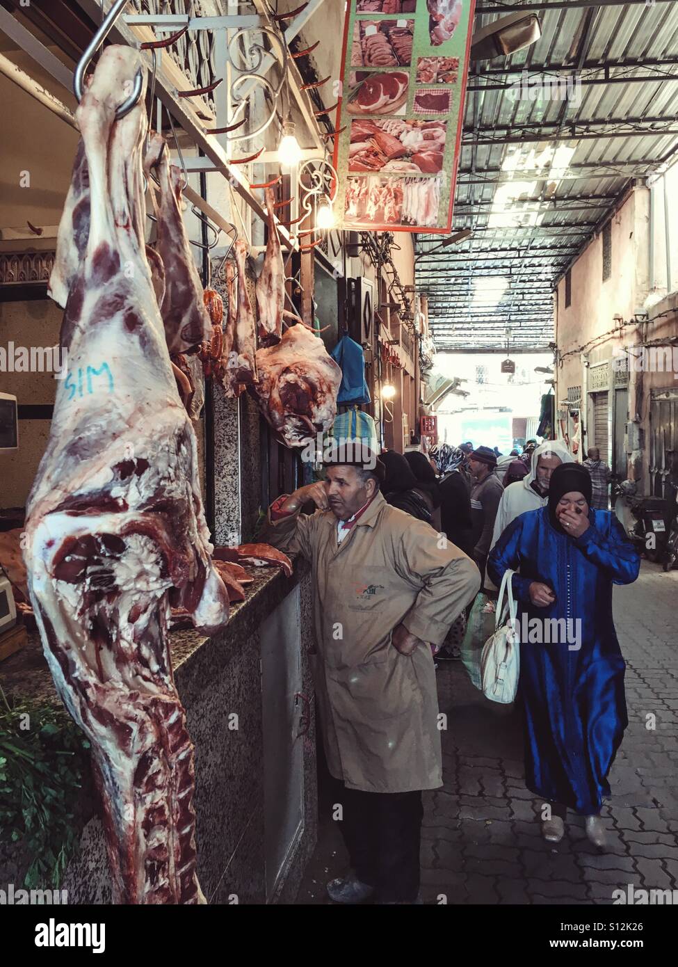 Markt in Marrakesch Stockfoto