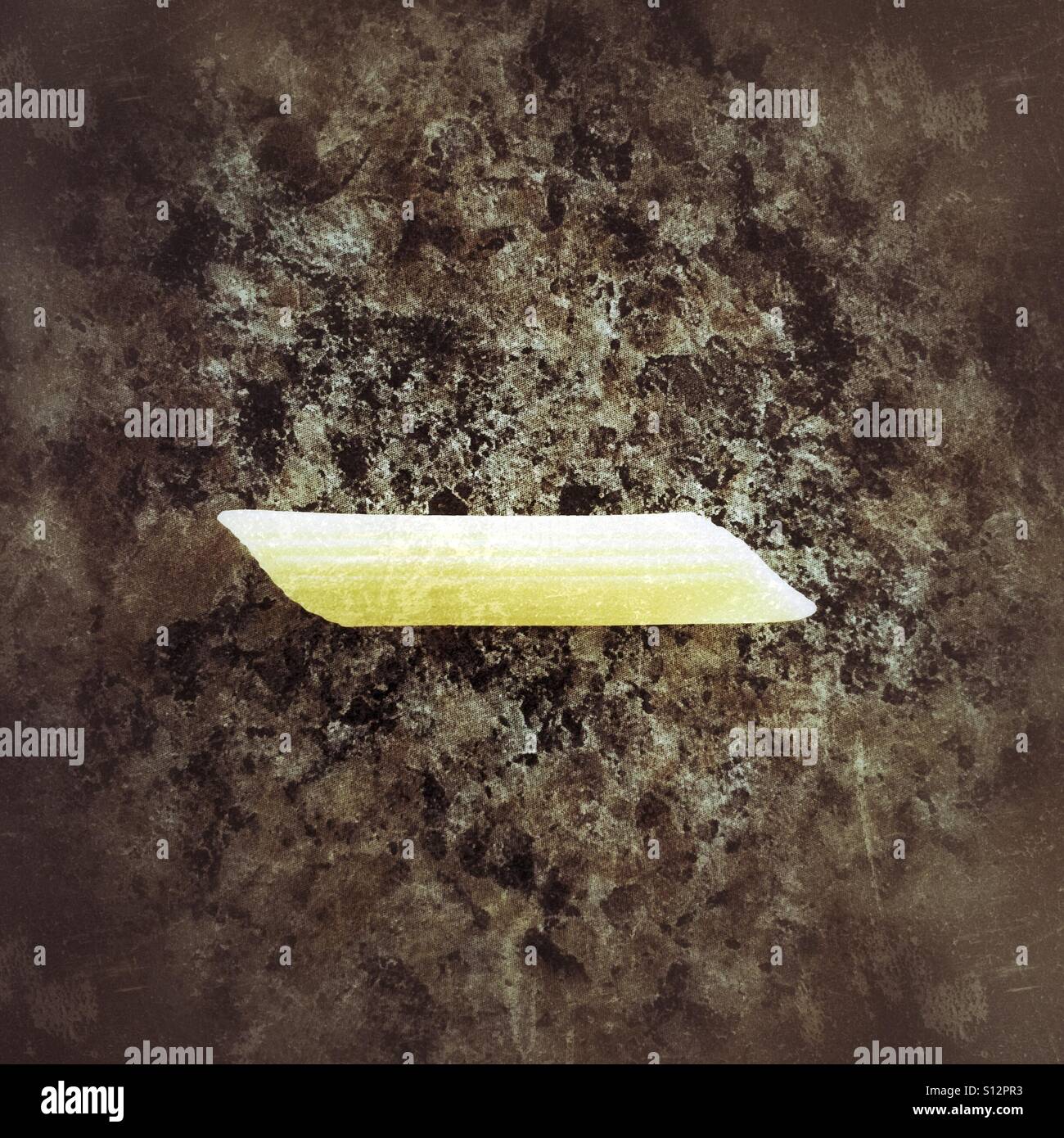 Eine Penne Nudeln (Teil von eine Nummernserie). Stockfoto