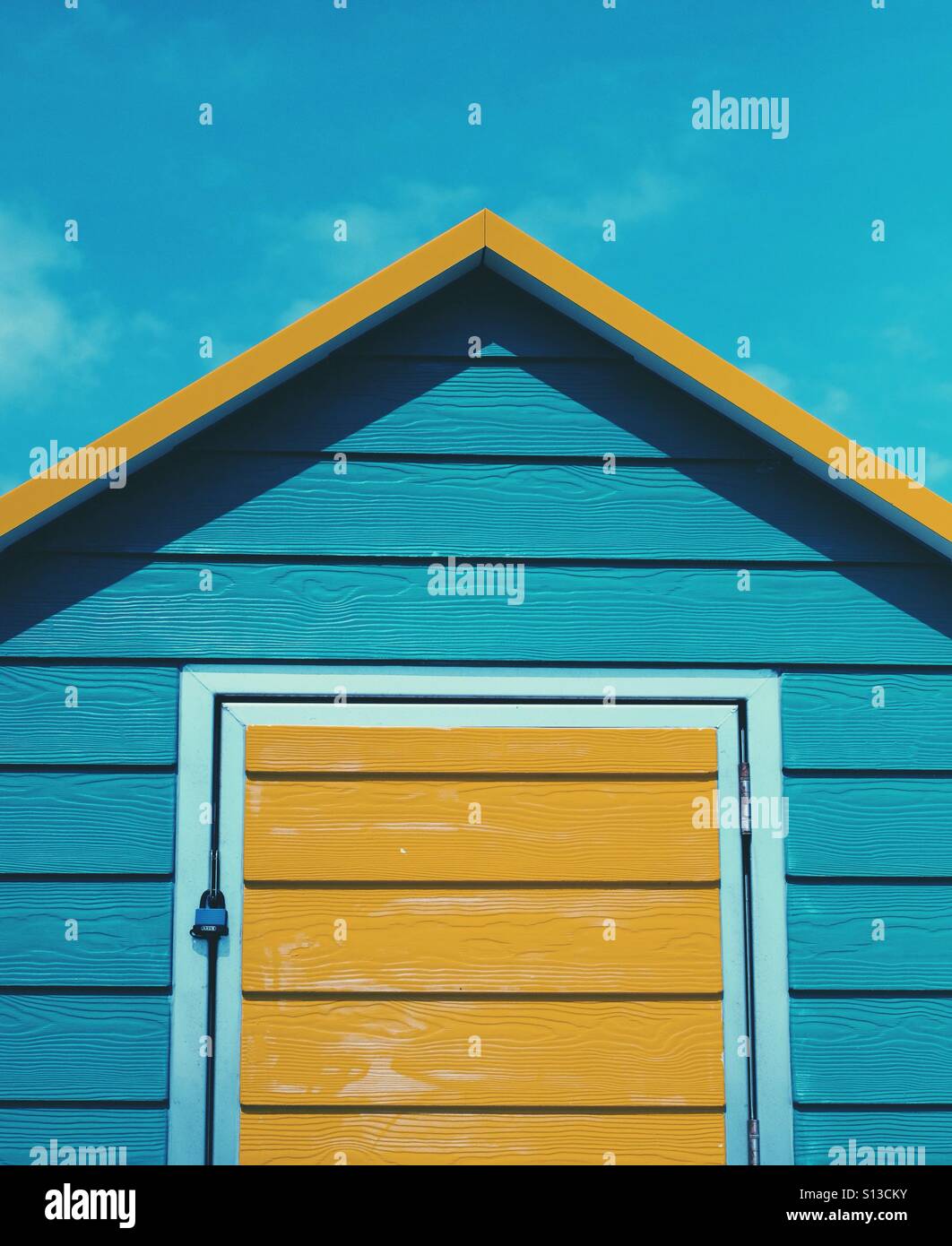 Strand-Hütte-detail Stockfoto