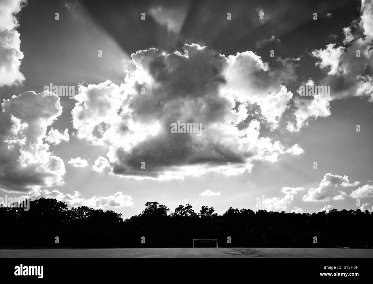 Strahlen des Lichts Stockfoto