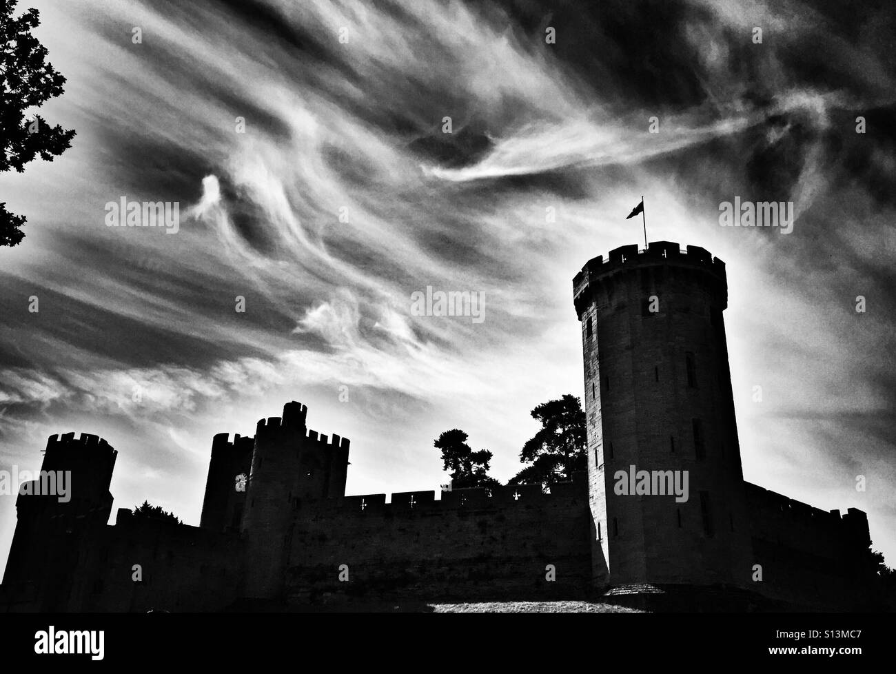 Warwick castle Stockfoto