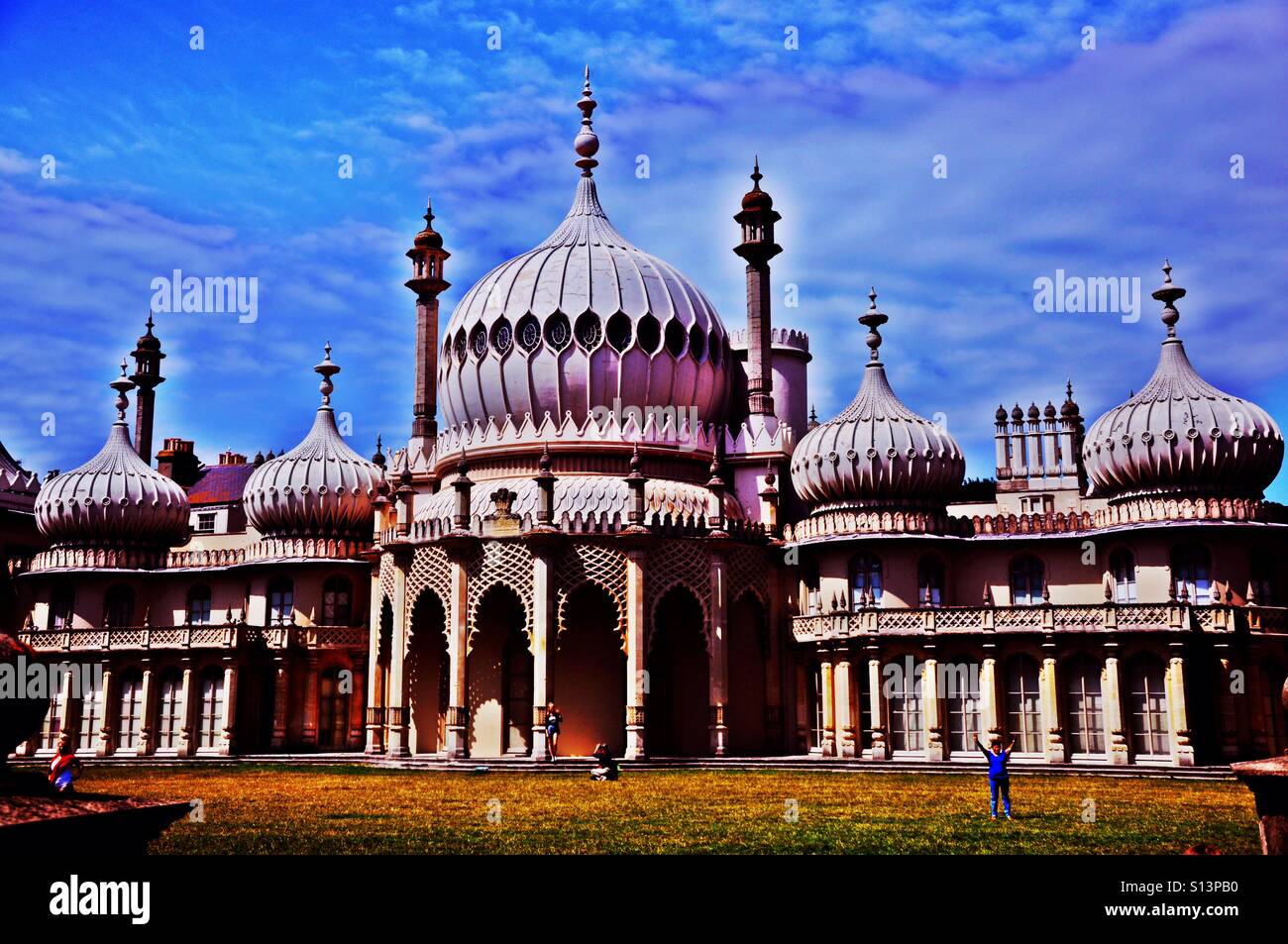 Brighton Pavilion einen exotischen Palast im Zentrum von Brighton Stockfoto