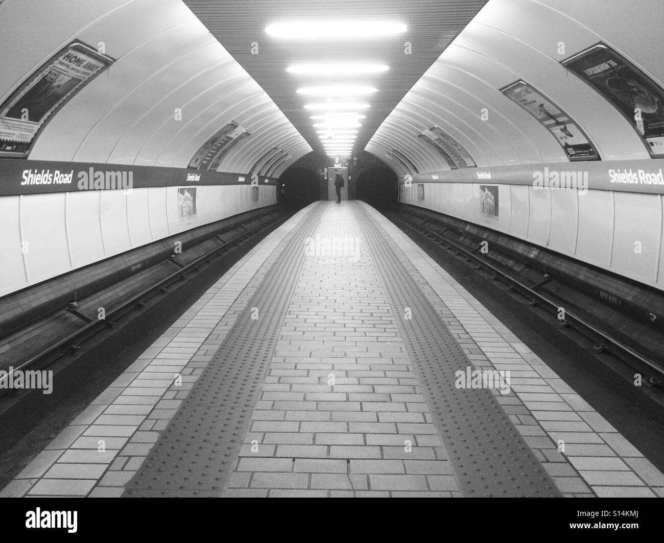 Glasgow U-Bahn! Stockfoto