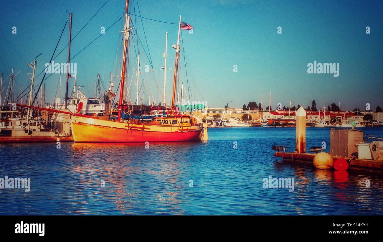 Segelboote Stockfoto