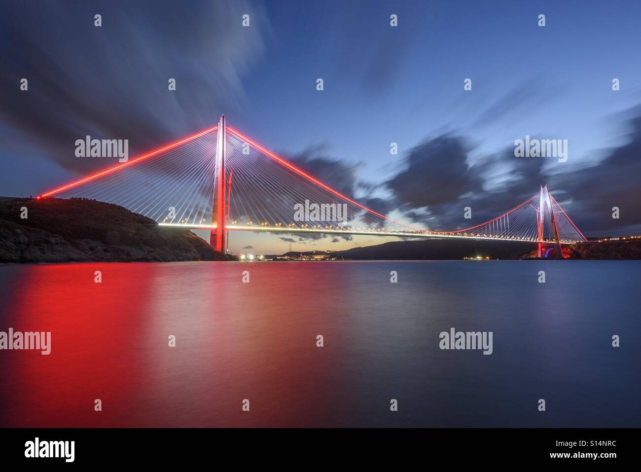 Yavuz Sultan Selim-Brücke Stockfoto