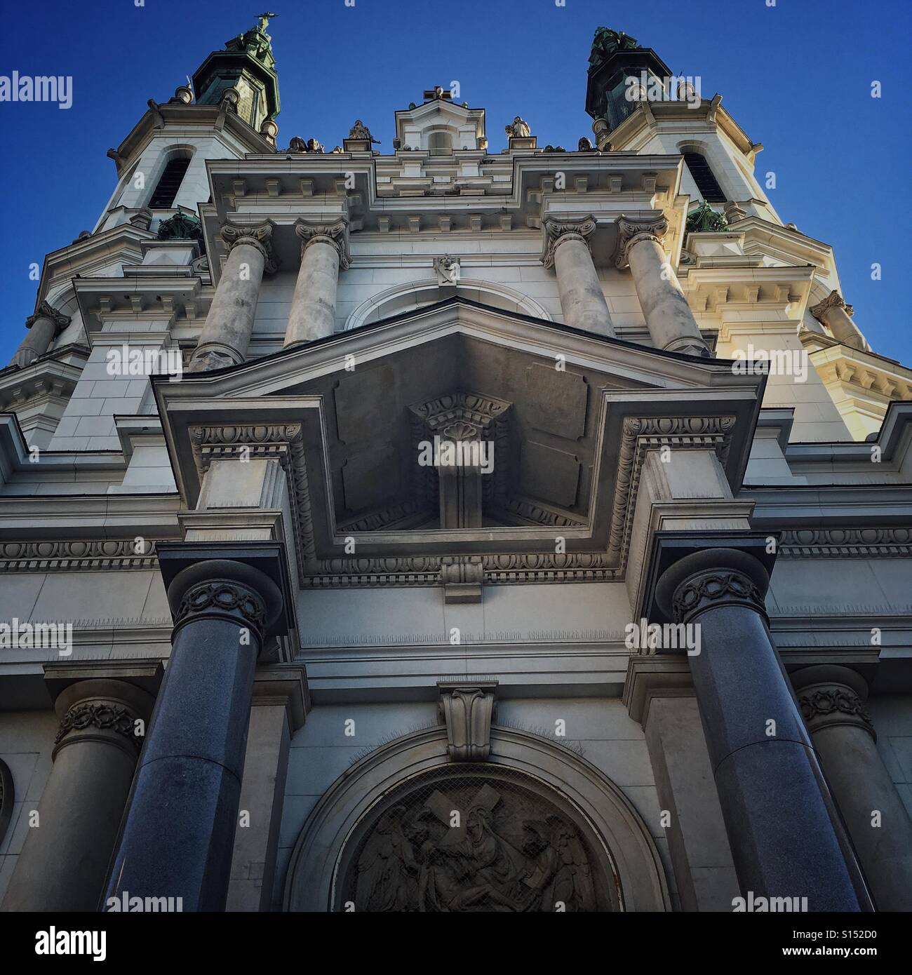 Kirche des Heiligsten Erlösers Ar Retter-Platz in Warschau, Polen Stockfoto