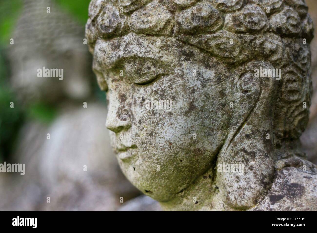 Stein Buddha Stockfoto