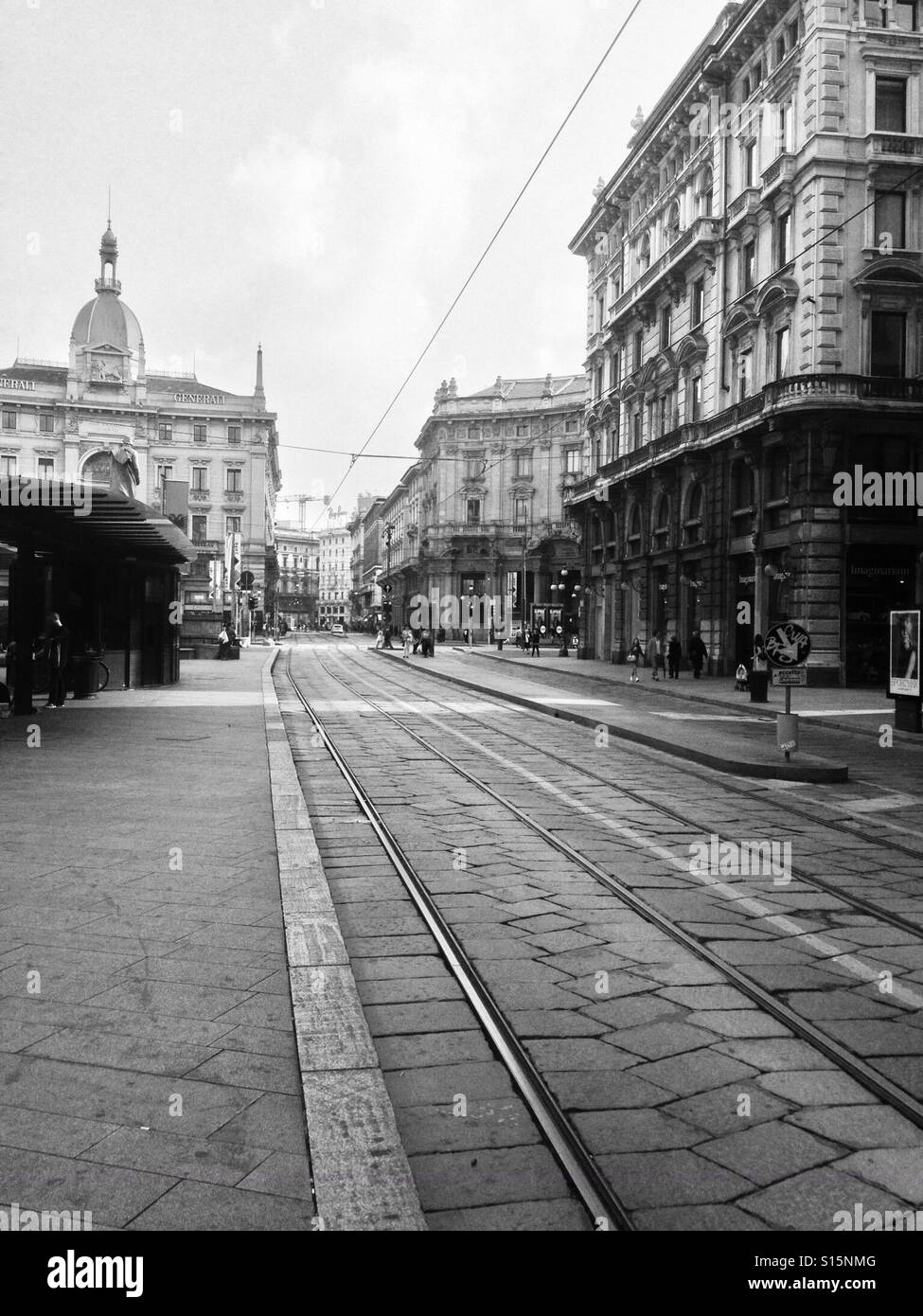 Milan - Smartphone-aufgenommenes Stockfoto