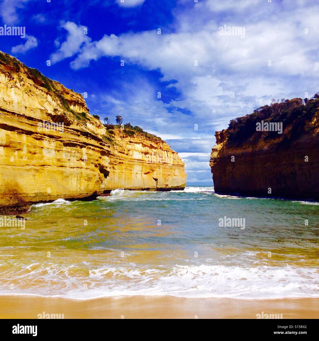 Strand in der Great Ocean Road in der Nähe von Melbourne (Australien) Stockfoto