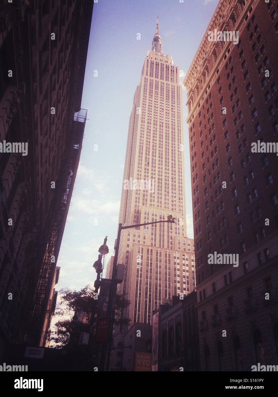 Empire State Building, New York City, Vereinigte Staaten von Amerika. Stockfoto