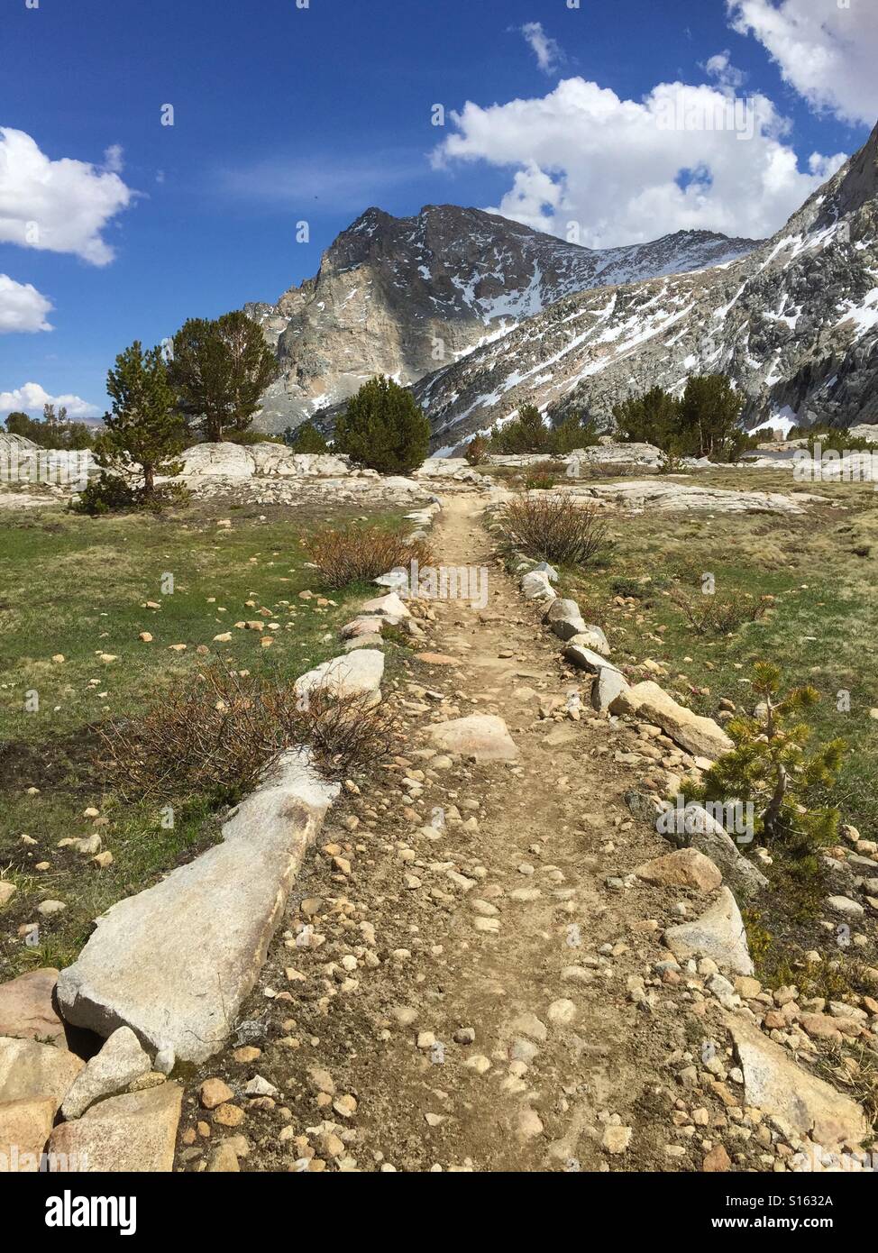 High Sierra Trail Stockfoto