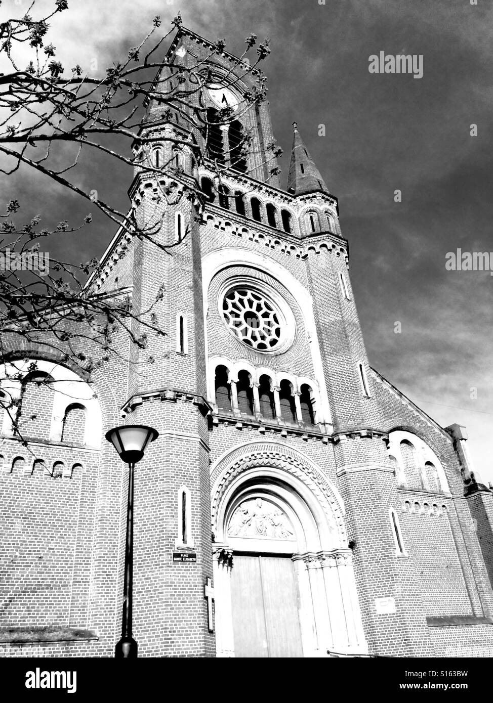 Kirche im Norden von Frankreich Stockfoto