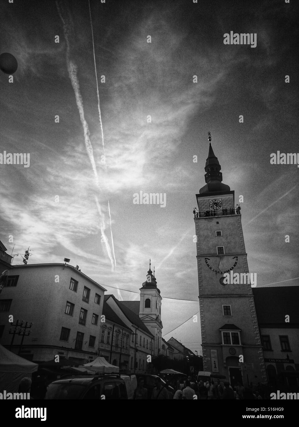 Dies ist meine Heimatstadt Trnava. Schönheit-everiwhere Stockfoto