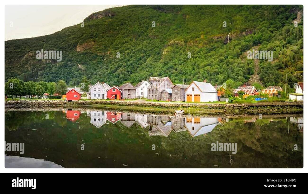 Leardal in Norwegen Stockfoto