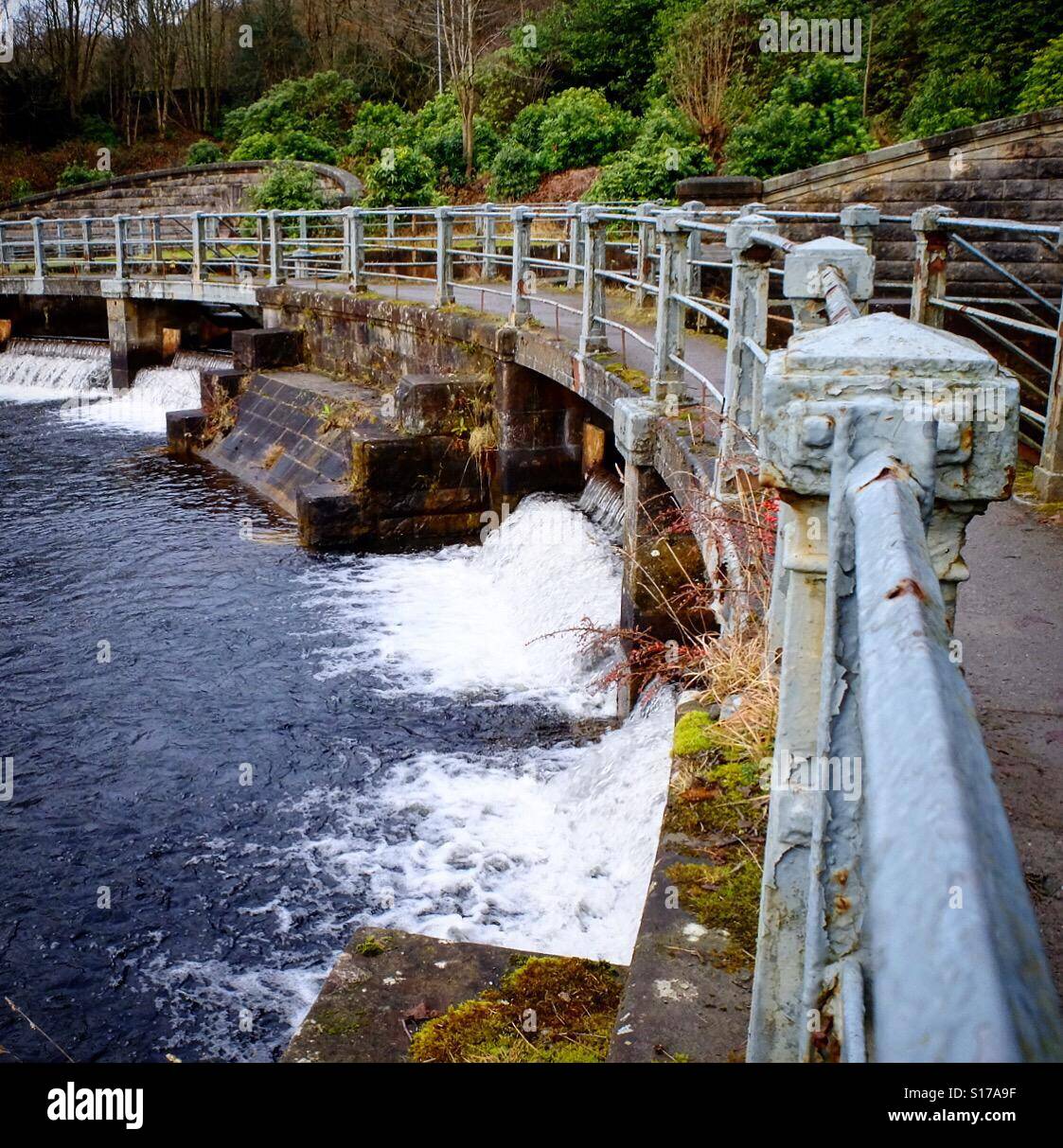 Milngavie Wasserwerk, Glasgow, Schottland Stockfoto