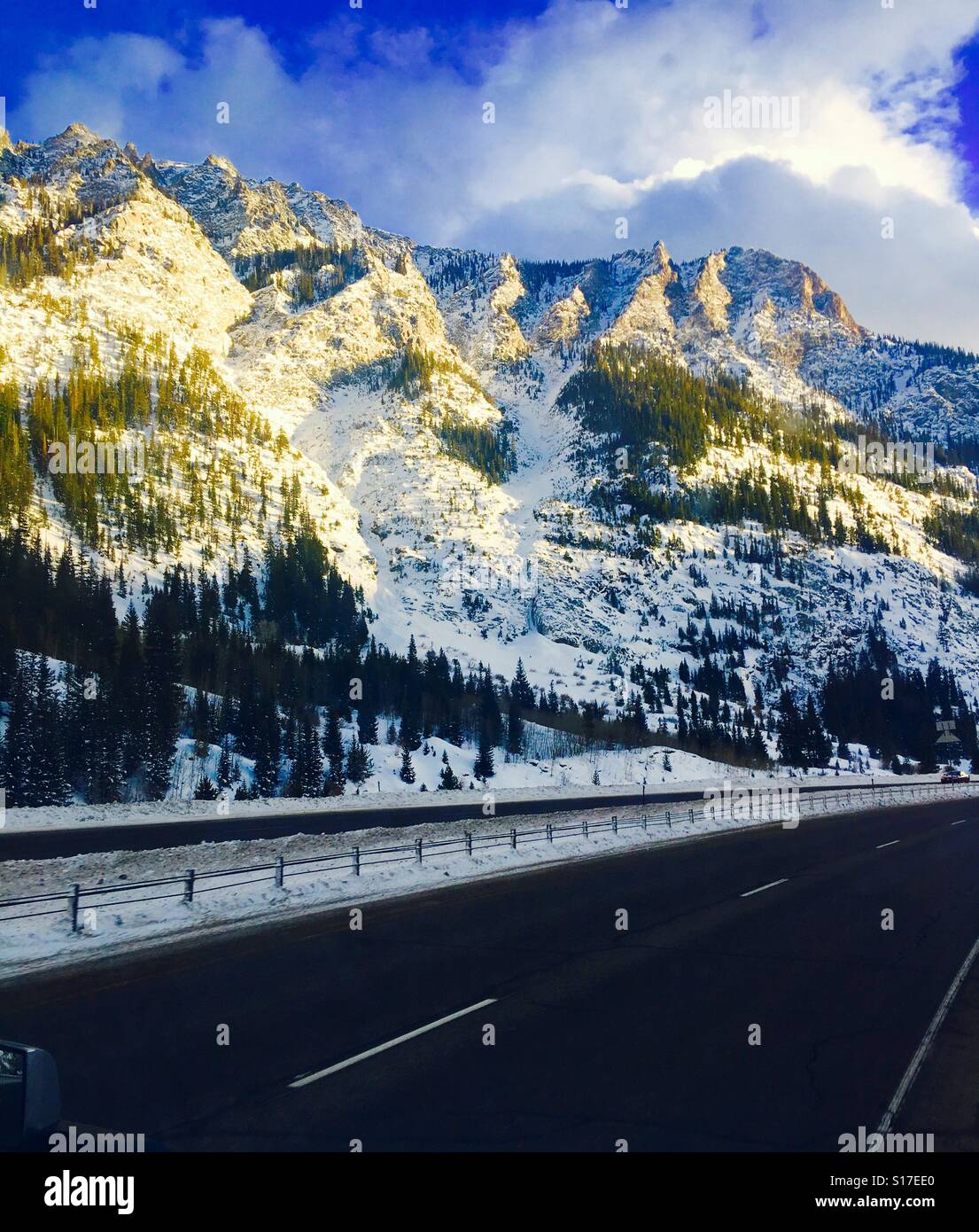 Berg-Wunderland Stockfoto