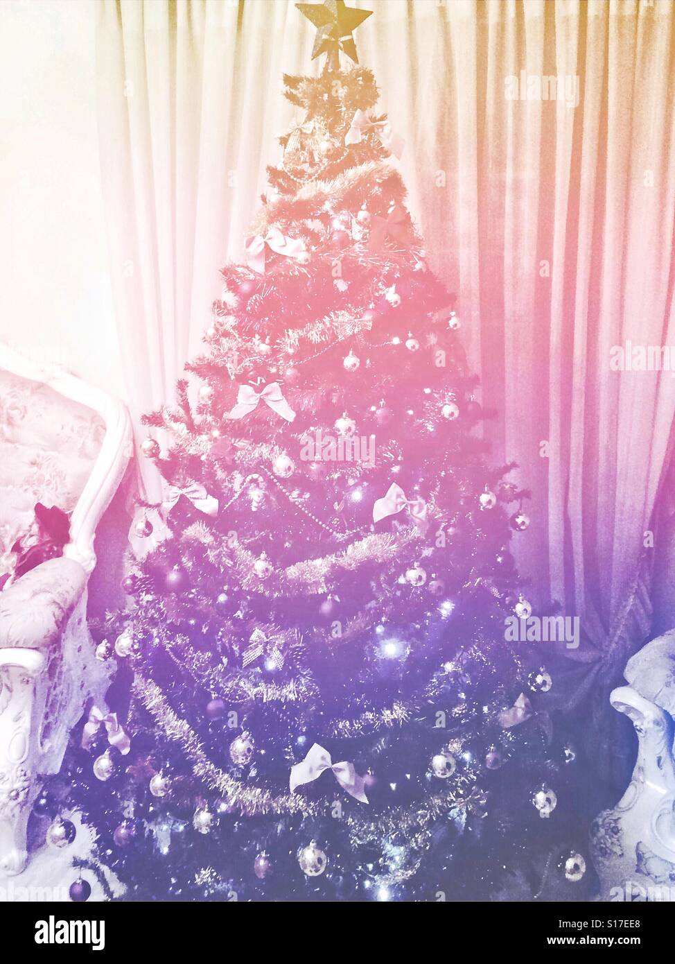 Süße Weihnachtsbaum Stockfoto