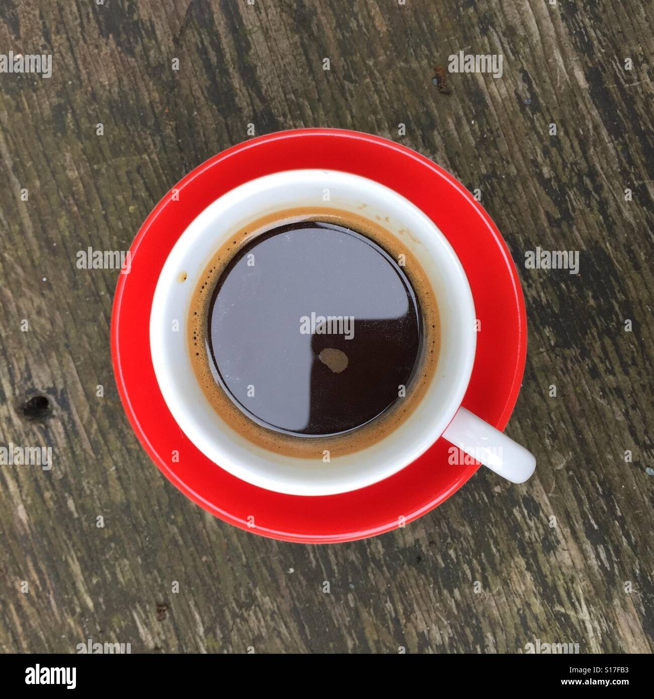Kaffee-Obertasse Stockfoto