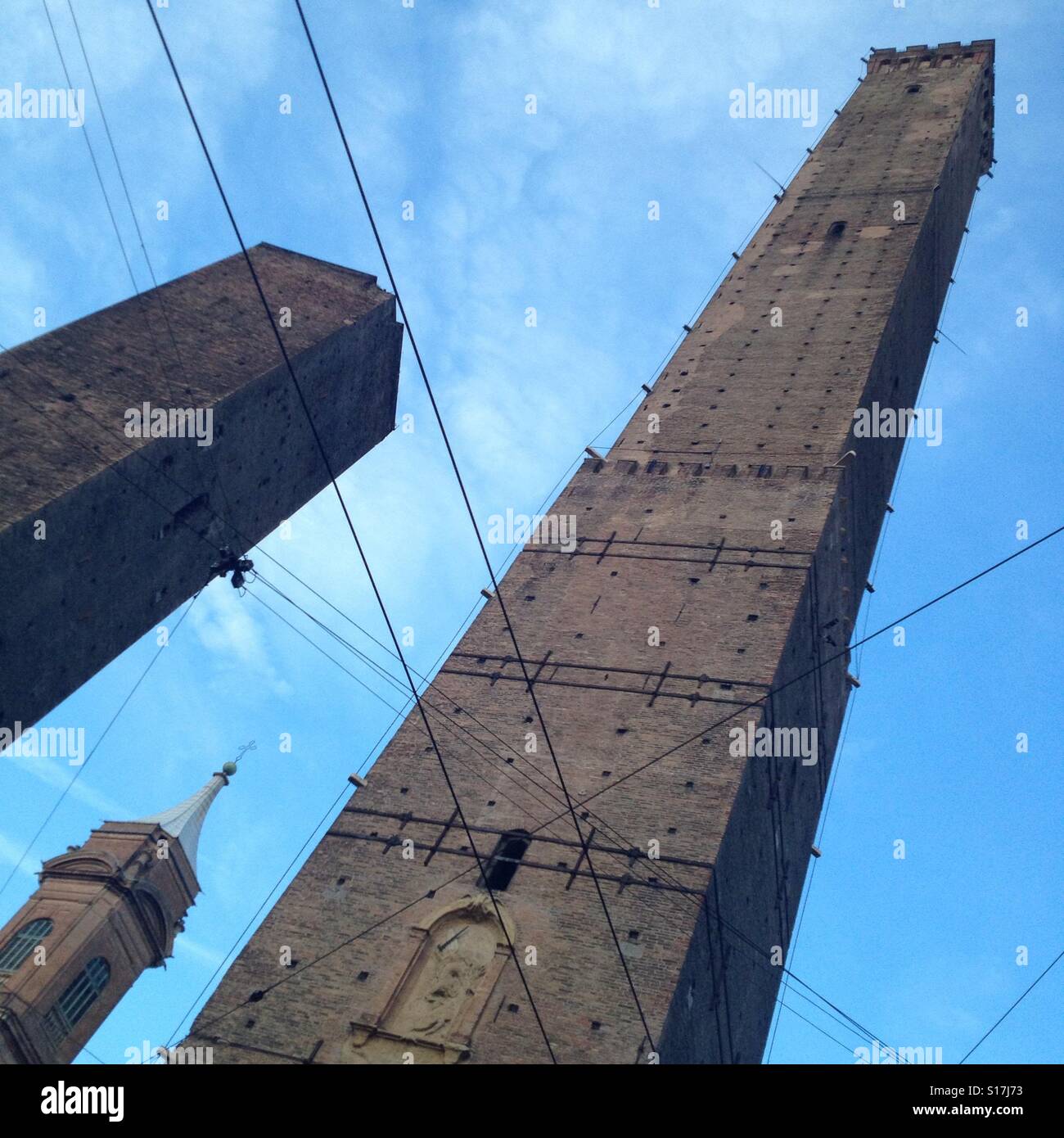 Turm in bologna Stockfoto