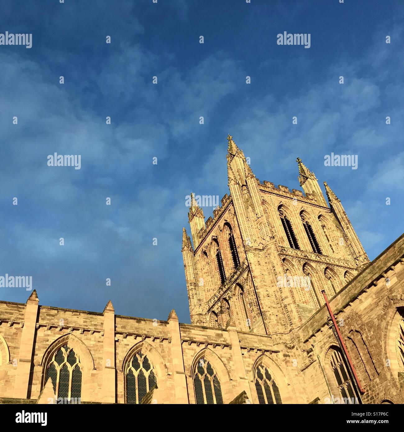 Hereford Kathedrale Herefordshire UK Stockfoto